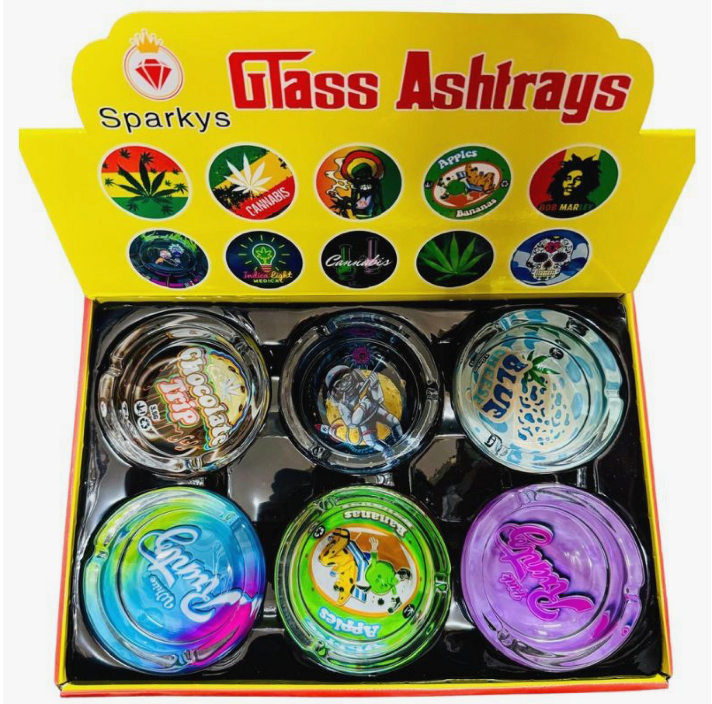 Classic Cali Bud Strains Ash Trays