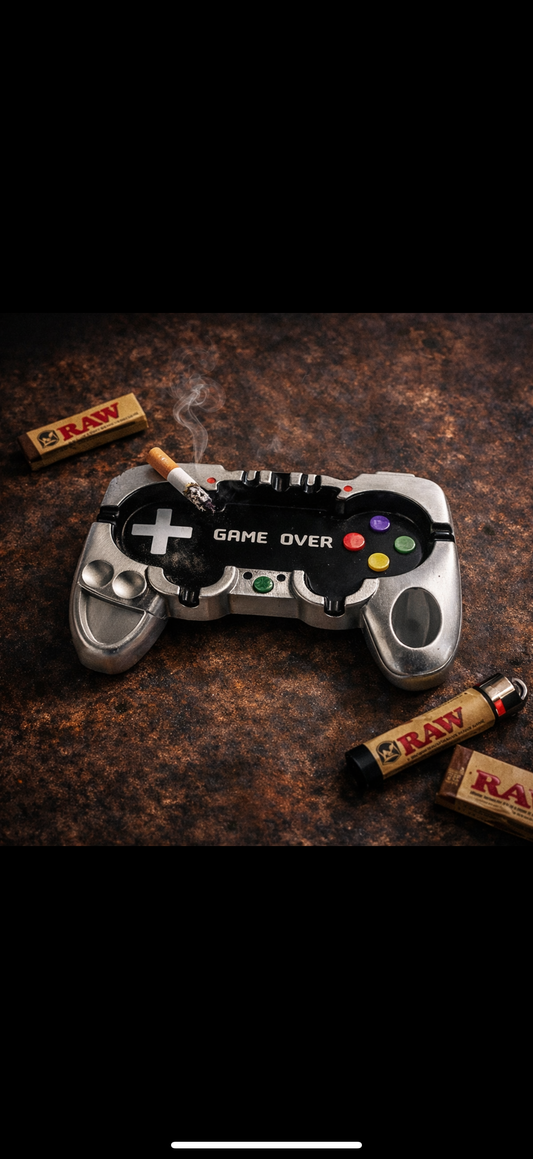 Wise Skies Gamer Ashtray- Game Over