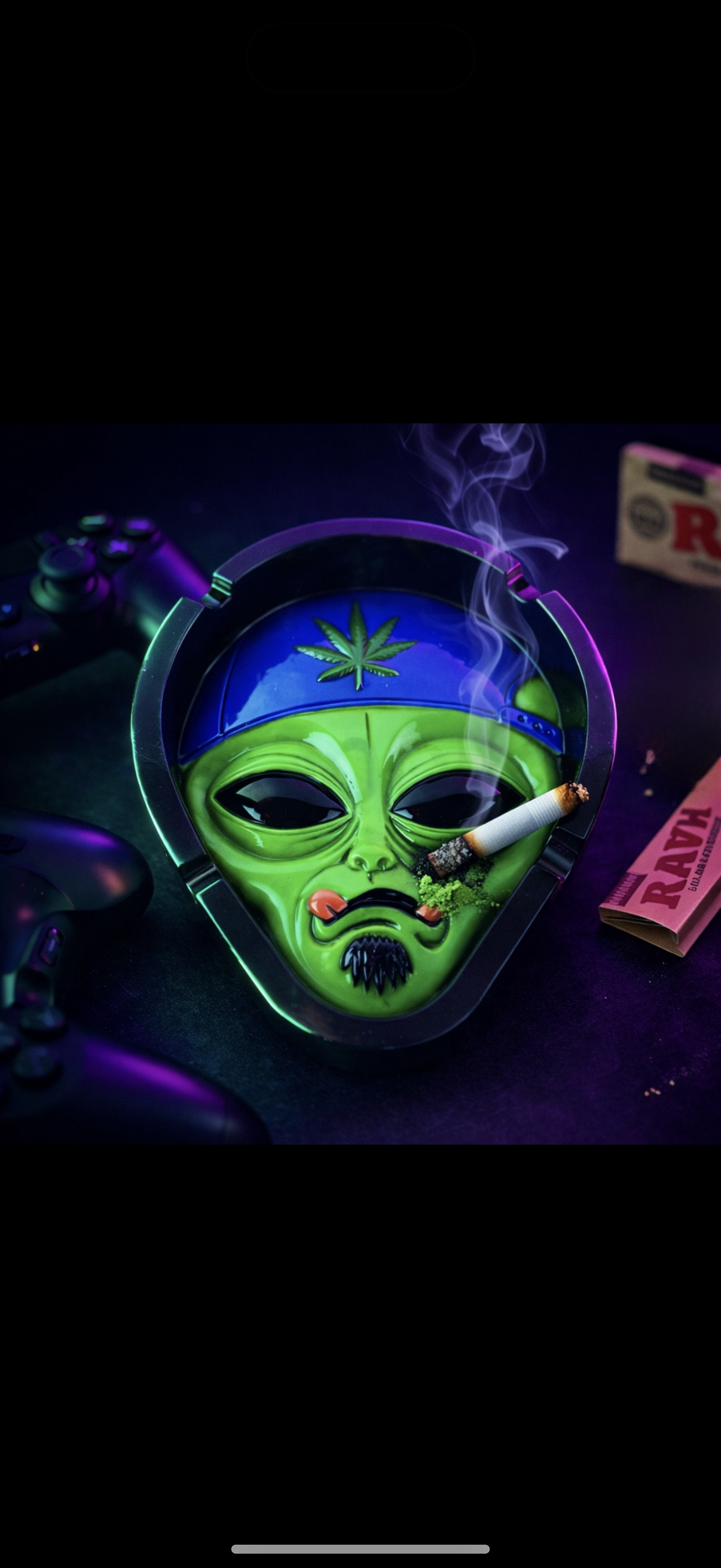 Wise Skies Chilled Out Alien Ashtray