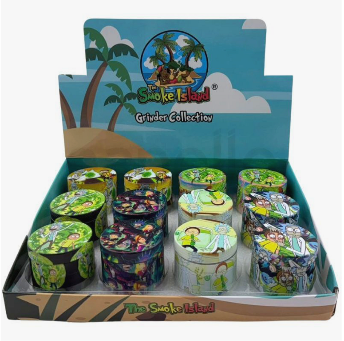 The SMK Island 4-Part Metal R & M Design Handmuller - Assorted (5x3.5cm)