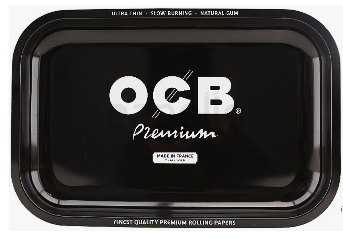 OCB Black Premium Metal Tray Medium - 29 x 19 cm