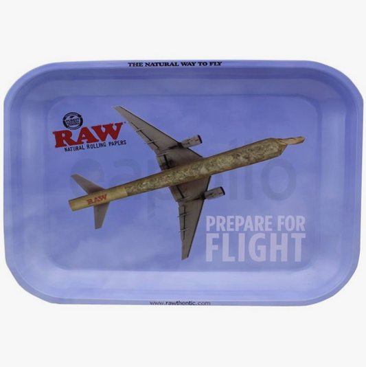 RAW Metal Tray "Prepare For Flight" - Small (27 x 18 cm)